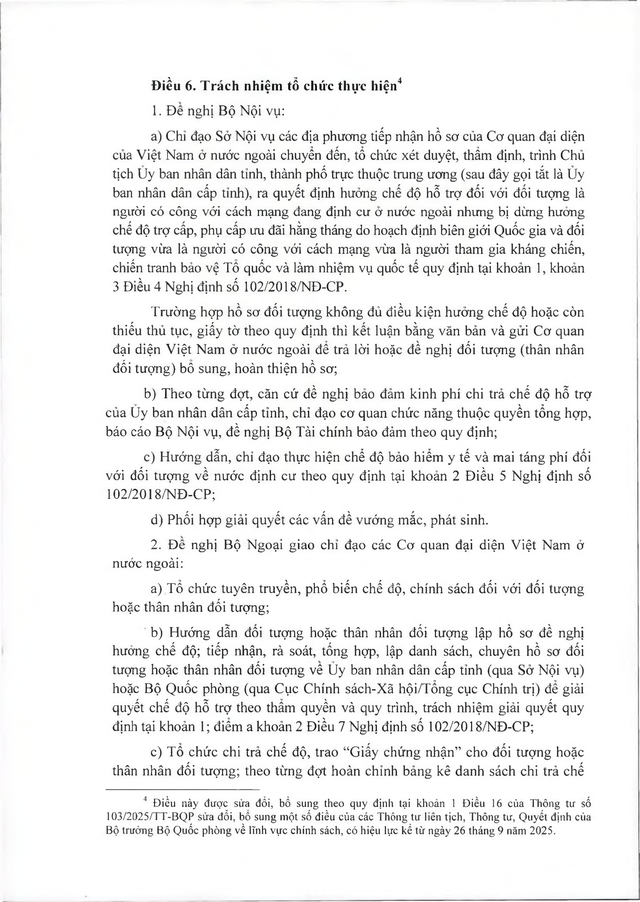 Chế độ với người Việt Nam có công, làm nhiệm vụ quốc tế đang định cư ở nước ngoài- Ảnh 10.