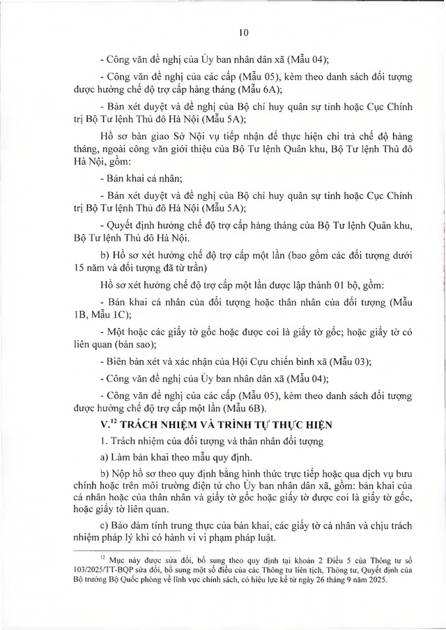 Chế độ với quân nhân tham gia kháng chiến chống Mỹ, dưới 20 năm trong quân đội đã xuất ngũ- Ảnh 10. Chế độ với quân nhân tham gia kháng chiến chống Mỹ, dưới 20 năm trong quân đội đã xuất ngũ- Ảnh 10.