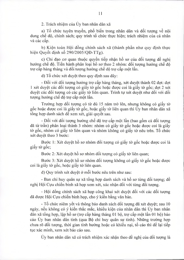 Chế độ với quân nhân tham gia kháng chiến chống Mỹ, dưới 20 năm trong quân đội đã xuất ngũ- Ảnh 11. Chế độ với quân nhân tham gia kháng chiến chống Mỹ, dưới 20 năm trong quân đội đã xuất ngũ- Ảnh 11.