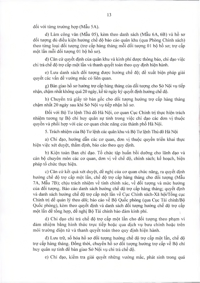 Chế độ với quân nhân tham gia kháng chiến chống Mỹ, dưới 20 năm trong quân đội đã xuất ngũ- Ảnh 13. Chế độ với quân nhân tham gia kháng chiến chống Mỹ, dưới 20 năm trong quân đội đã xuất ngũ- Ảnh 13.