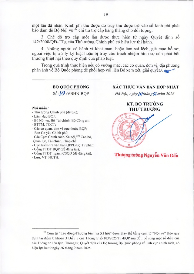 Chế độ với quân nhân tham gia kháng chiến chống Mỹ, dưới 20 năm trong quân đội đã xuất ngũ- Ảnh 19. Chế độ với quân nhân tham gia kháng chiến chống Mỹ, dưới 20 năm trong quân đội đã xuất ngũ- Ảnh 19.