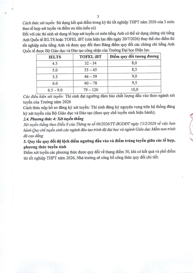 Trường Đại học Điện lực thông báo tuyển sinh 2026- Ảnh 10. Trường Đại học Điện lực thông báo tuyển sinh 2026- Ảnh 10.