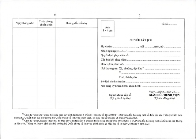 Quy định về khám, chữa bệnh với sĩ quan phục viên đủ 15 năm phục vụ trong Quân đội- Ảnh 15.
