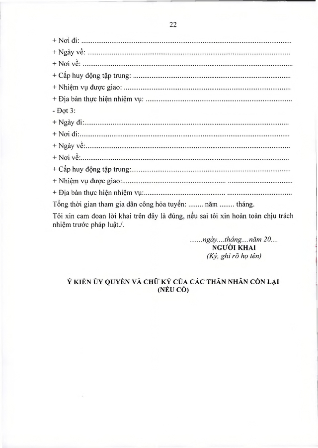 Quy định chế độ với dân công hỏa tuyến tham gia kháng chiến, làm nhiệm vụ quốc tế- Ảnh 23.