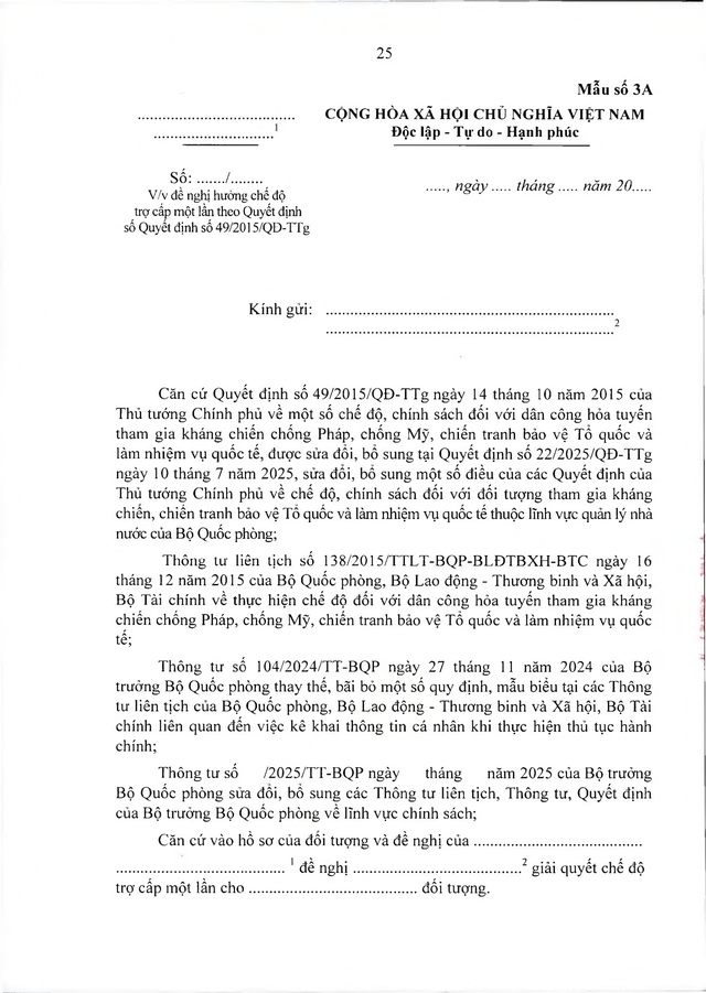 Quy định chế độ với dân công hỏa tuyến tham gia kháng chiến, làm nhiệm vụ quốc tế- Ảnh 26.