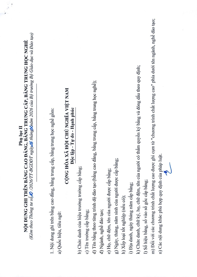 Quy chế mới về văn bằng, chứng chỉ của hệ thống giáo dục quốc dân- Ảnh 25.