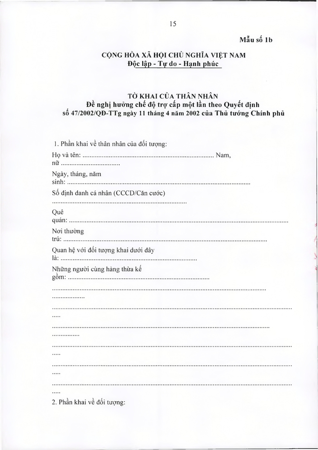 Chế độ với quân nhân, công nhân viên quốc phòng tham gia chống Pháp phục viên từ 31/12/1960 về trước- Ảnh 15.
