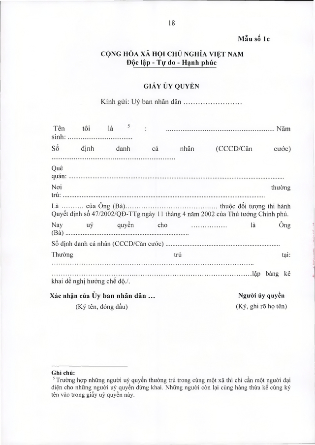 Chế độ với quân nhân, công nhân viên quốc phòng tham gia chống Pháp phục viên từ 31/12/1960 về trước- Ảnh 18.