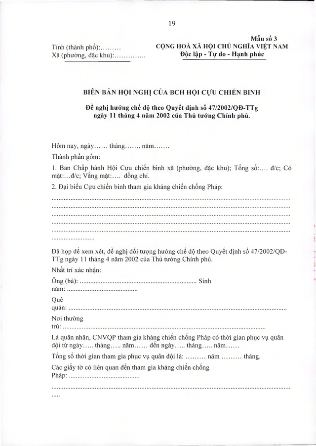 Chế độ với quân nhân, công nhân viên quốc phòng tham gia chống Pháp phục viên từ 31/12/1960 về trước- Ảnh 19.