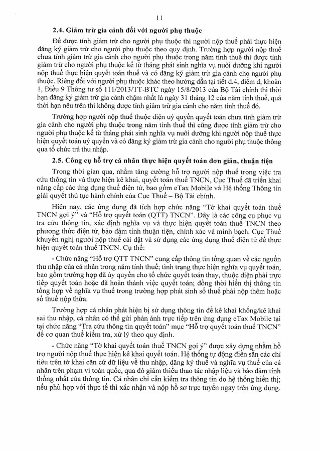 Hướng dẫn quyết toán thuế thu nhập cá nhân đối với thu nhập từ tiền lương, tiền công- Ảnh 11.