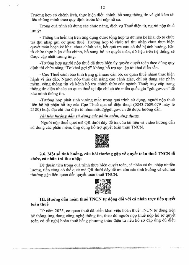Hướng dẫn quyết toán thuế thu nhập cá nhân đối với thu nhập từ tiền lương, tiền công- Ảnh 12.