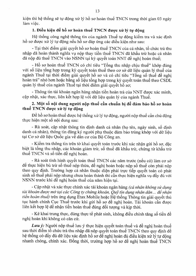 Hướng dẫn quyết toán thuế thu nhập cá nhân đối với thu nhập từ tiền lương, tiền công- Ảnh 13.