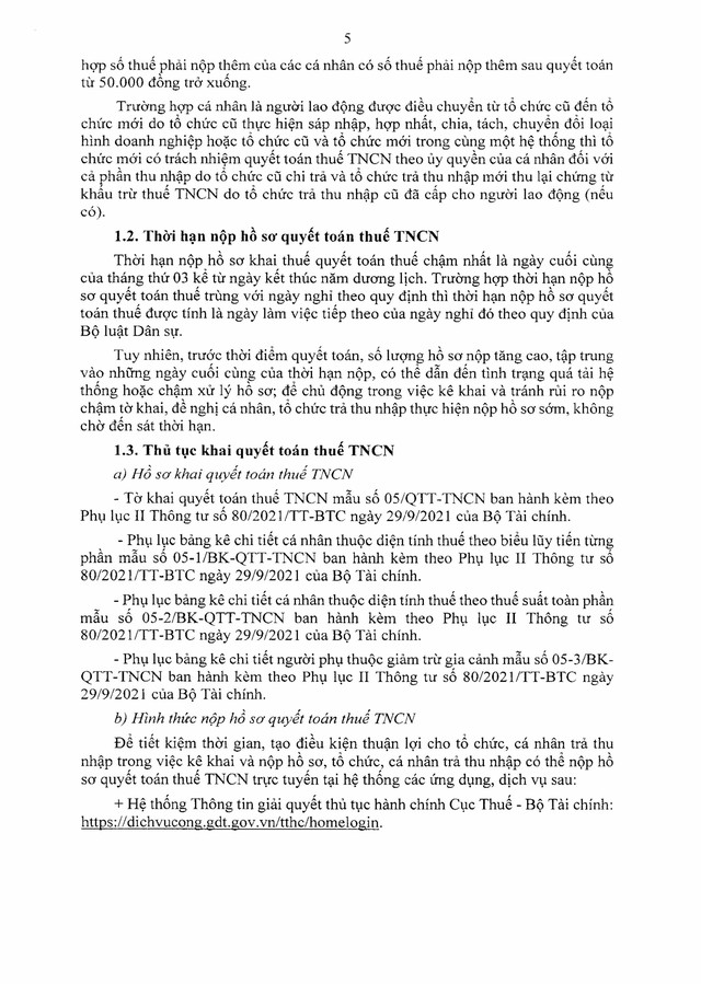 Hướng dẫn quyết toán thuế thu nhập cá nhân đối với thu nhập từ tiền lương, tiền công- Ảnh 5.