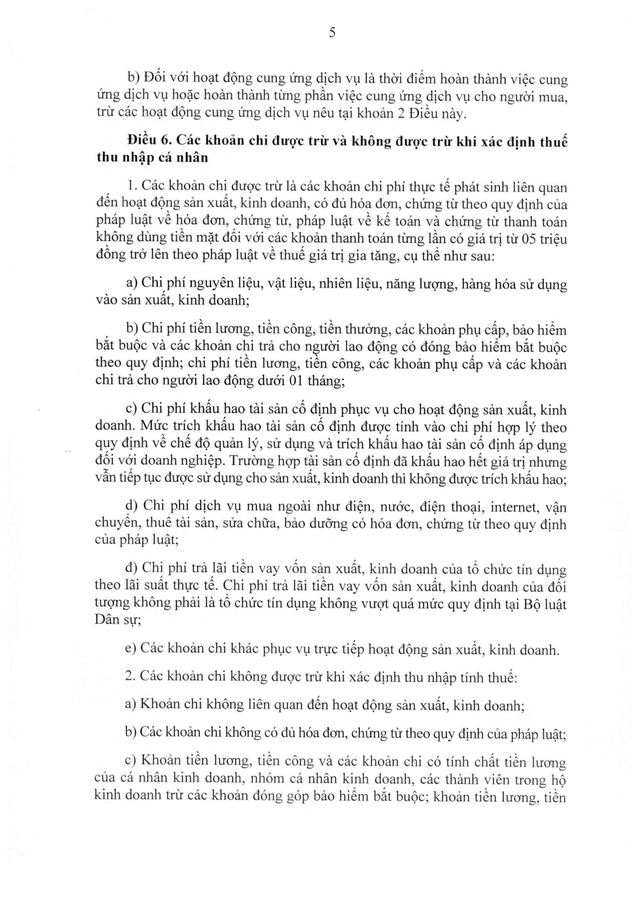 TOÀN VĂN: Nghị định 68/2026/NĐ-CP quy định về chính sách thuế, quản lý thuế với hộ kinh doanh- Ảnh 5.