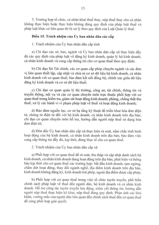 TOÀN VĂN: Nghị định 68/2026/NĐ-CP quy định về chính sách thuế, quản lý thuế với hộ kinh doanh- Ảnh 15.