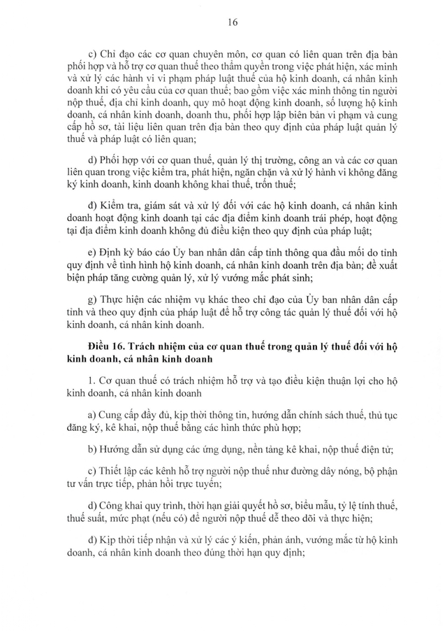 TOÀN VĂN: Nghị định 68/2026/NĐ-CP quy định về chính sách thuế, quản lý thuế với hộ kinh doanh- Ảnh 16.