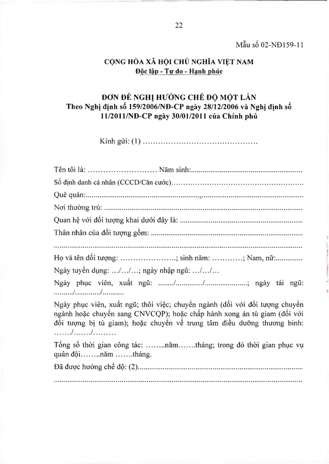 Chế độ hưu trí với quân nhân trực tiếp tham gia kháng chiến chống Mỹ từ 30/4/1975 về trước có từ 20 năm trong Quân đội đã xuất ngũ- Ảnh 22.