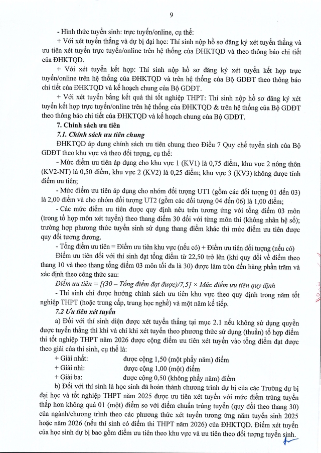 Đại học Kinh tế Quốc dân tuyển sinh 2026 gần 9.000 chỉ tiêu - Ảnh 9.