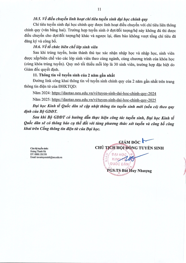 Đại học Kinh tế Quốc dân tuyển sinh 2026 gần 9.000 chỉ tiêu - Ảnh 11.