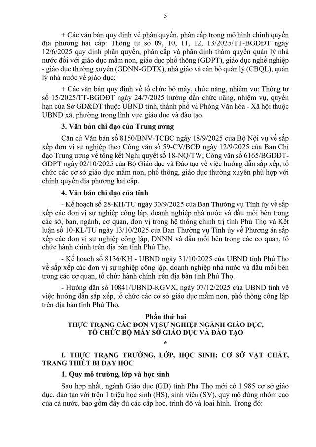 Sắp xếp, sáp nhập, thành lập mới đơn vị sự nghiệp giáo dục đảm bảo không tăng khoảng cách tiếp cận giáo dục- Ảnh 5.