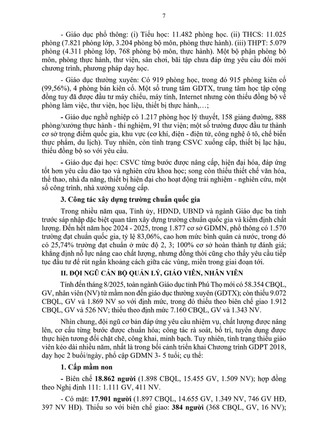 Sắp xếp, sáp nhập, thành lập mới đơn vị sự nghiệp giáo dục đảm bảo không tăng khoảng cách tiếp cận giáo dục- Ảnh 7.