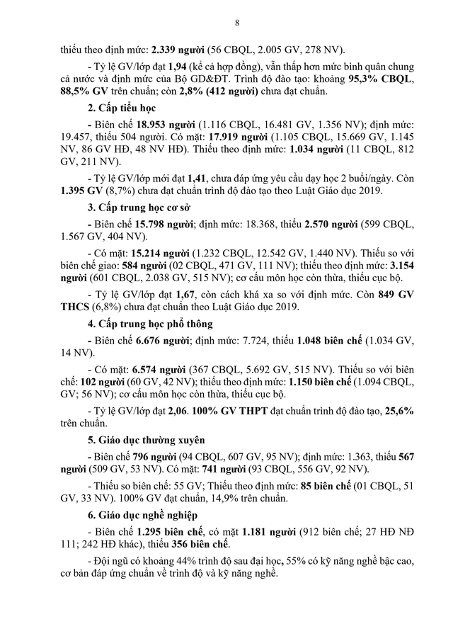 Sắp xếp, sáp nhập, thành lập mới đơn vị sự nghiệp giáo dục đảm bảo không tăng khoảng cách tiếp cận giáo dục- Ảnh 8.