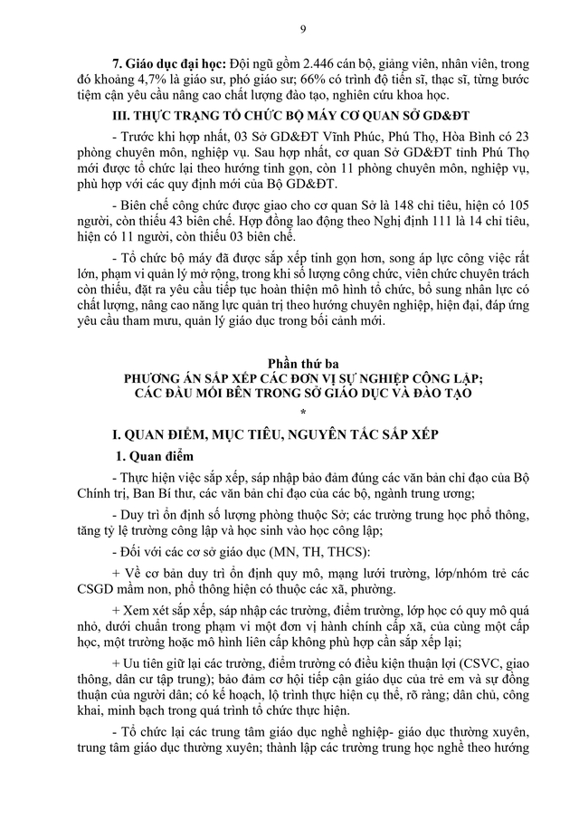 Sắp xếp, sáp nhập, thành lập mới đơn vị sự nghiệp giáo dục đảm bảo không tăng khoảng cách tiếp cận giáo dục- Ảnh 9.