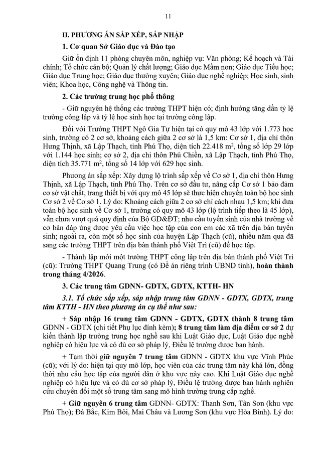 Sắp xếp, sáp nhập, thành lập mới đơn vị sự nghiệp giáo dục đảm bảo không tăng khoảng cách tiếp cận giáo dục- Ảnh 11.