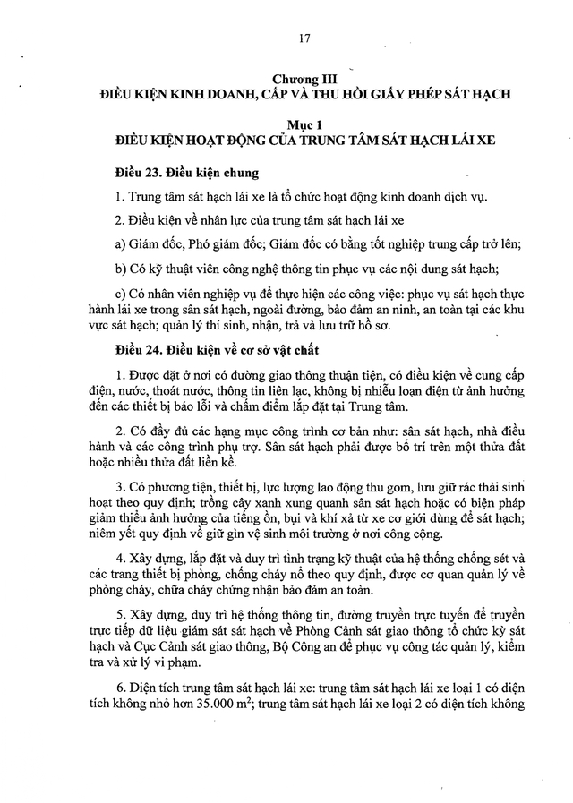 TOÀN VĂN: Nghị định 94/2026/NĐ-CP Quy định về hoạt động đào tạo và sát hạch lái xe- Ảnh 17.