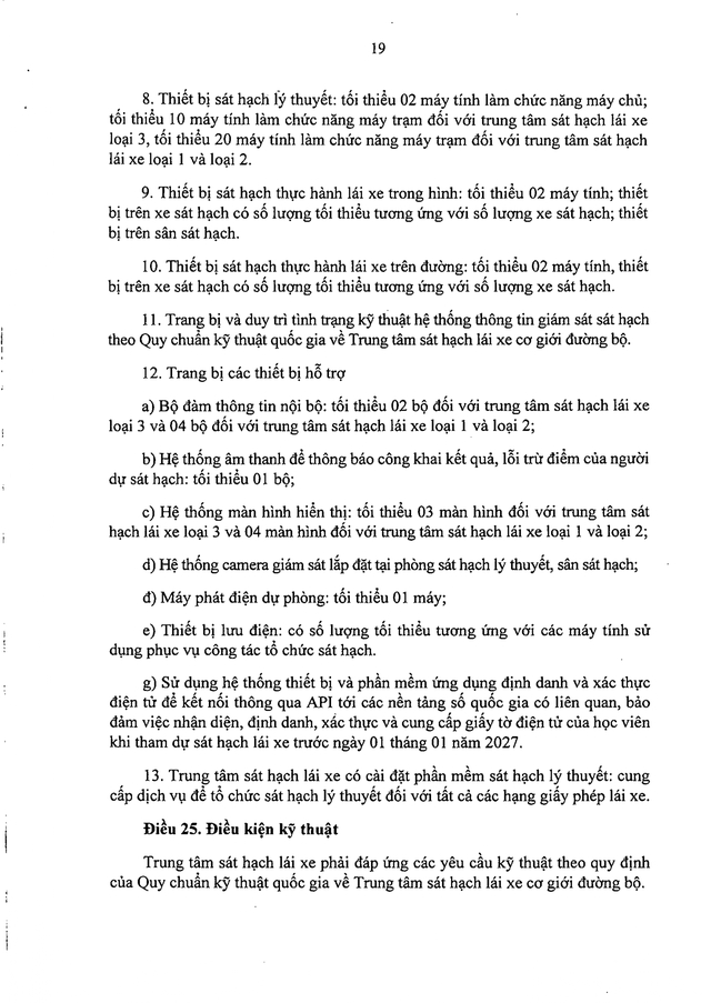 TOÀN VĂN: Nghị định 94/2026/NĐ-CP Quy định về hoạt động đào tạo và sát hạch lái xe- Ảnh 19.