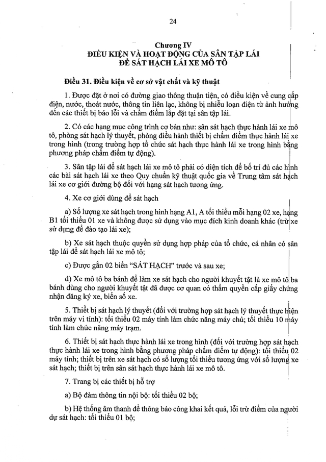 TOÀN VĂN: Nghị định 94/2026/NĐ-CP Quy định về hoạt động đào tạo và sát hạch lái xe- Ảnh 24.