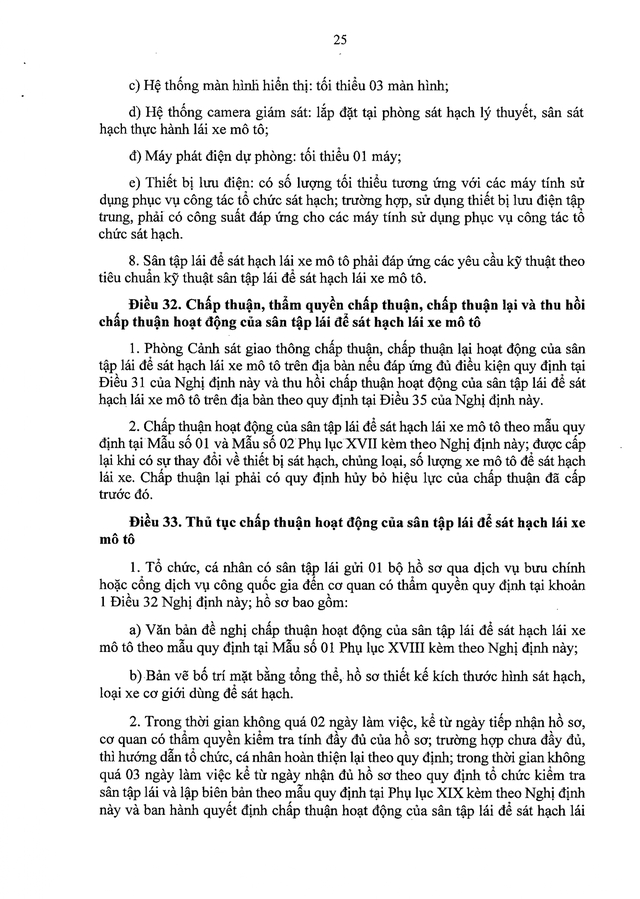 TOÀN VĂN: Nghị định 94/2026/NĐ-CP Quy định về hoạt động đào tạo và sát hạch lái xe- Ảnh 25.