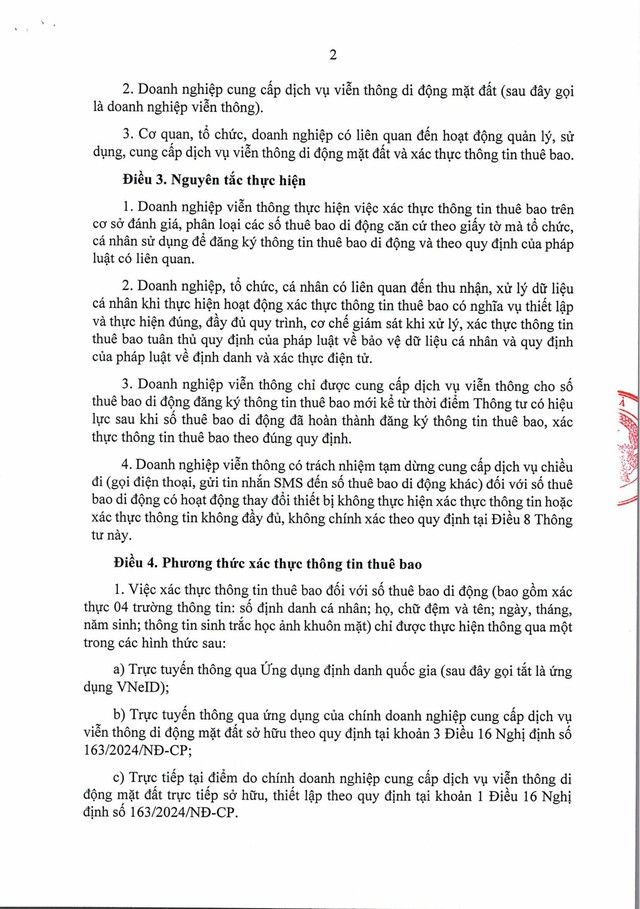 Thông tư số 08/2026/TT-BKHCN hướng dẫn xác thực thông tin thuê bao di động mặt đất (số thuê bao di động)- Ảnh 4.