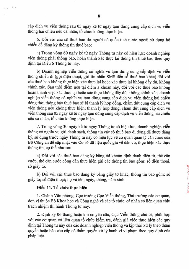 Thông tư số 08/2026/TT-BKHCN hướng dẫn xác thực thông tin thuê bao di động mặt đất (số thuê bao di động)- Ảnh 10.