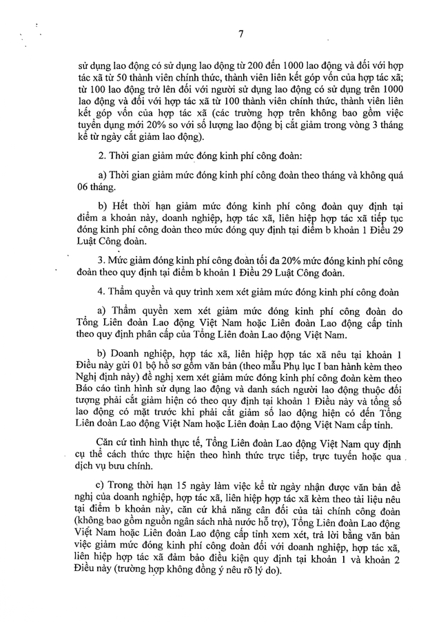 TOÀN VĂN: Nghị định 105/2026/NĐ-CP về quy định, hướng dẫn thi hành tài chính công đoàn- Ảnh 7. TOÀN VĂN: Nghị định 105/2026/NĐ-CP về quy định, hướng dẫn thi hành tài chính công đoàn- Ảnh 7.