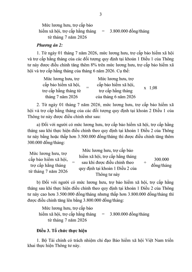 TOÀN VĂN: Dự thảo Thông tư về ĐIỀU CHỈNH LƯƠNG HƯU, TRỢ CẤP bảo hiểm xã hội và trợ cấp hằng tháng- Ảnh 4. TOÀN VĂN: Dự thảo Thông tư về ĐIỀU CHỈNH LƯƠNG HƯU, TRỢ CẤP bảo hiểm xã hội và trợ cấp hằng tháng- Ảnh 4.