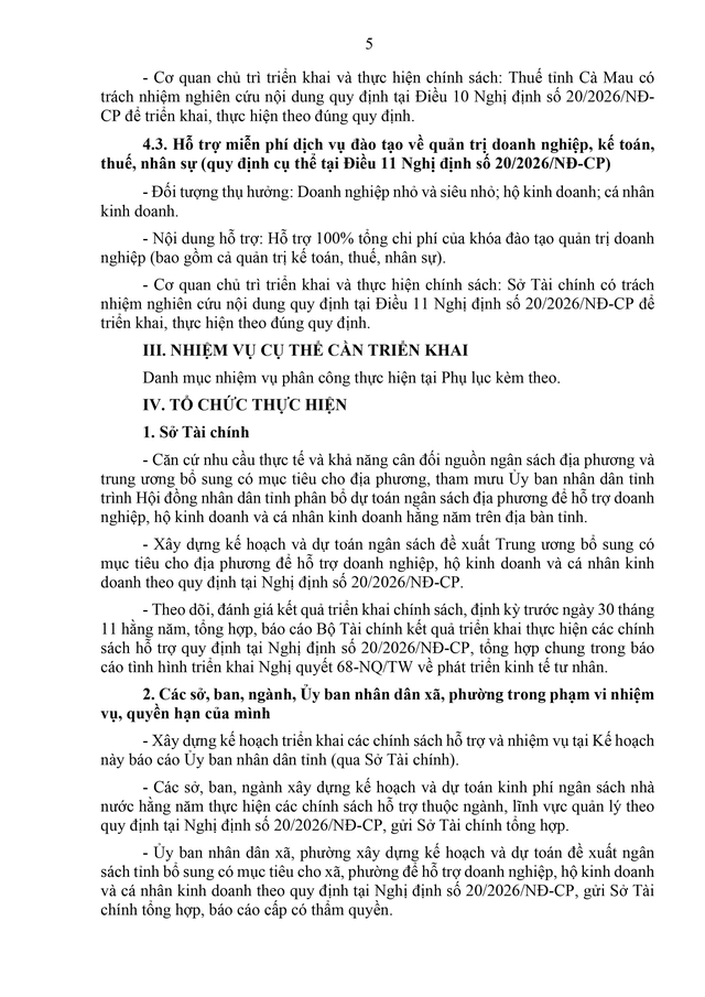 Hỗ trợ 100% phí đào tạo, kế toán, thuế,... để phát triển kinh tế tư nhân- Ảnh 5.