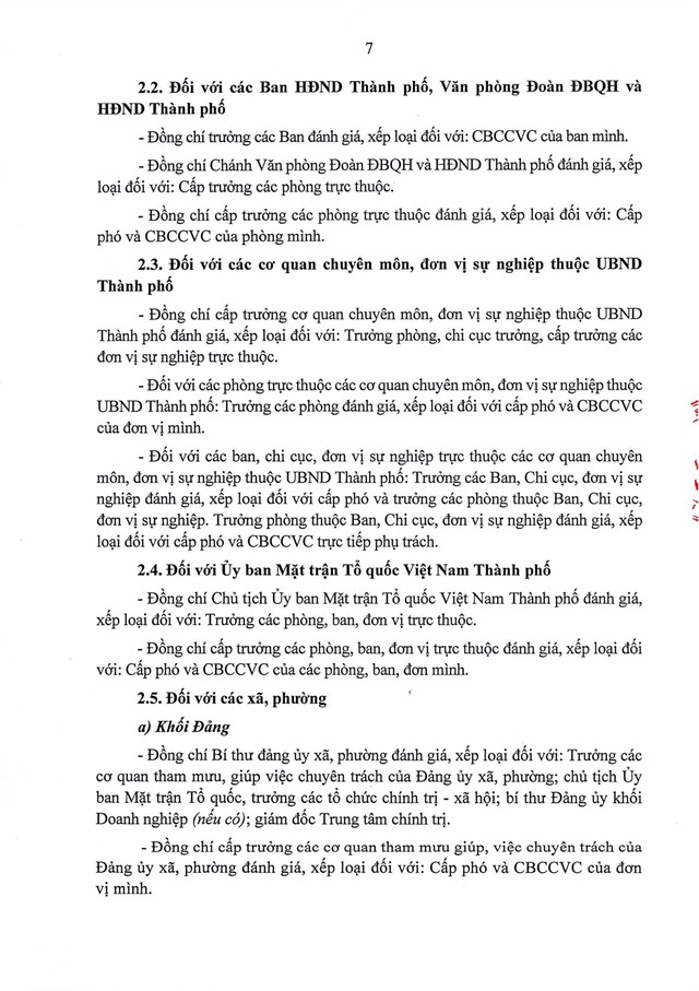 Quy định số 11-QĐ/TU về đánh giá, xếp loại cán bộ, công chức, viên chức, lao động hợp đồng bằng OKR/KPI- Ảnh 10.