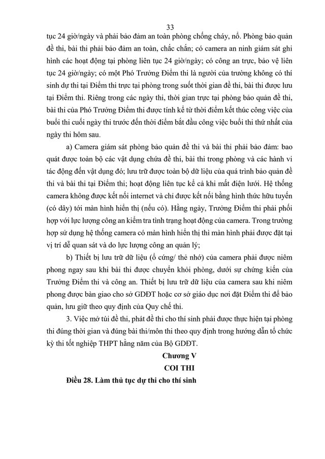 VĂN BẢN HỢP NHẤT số 02/VBHN-BGDĐT Quy chế thi tốt nghiệp trung học phổ thông- Ảnh 36.