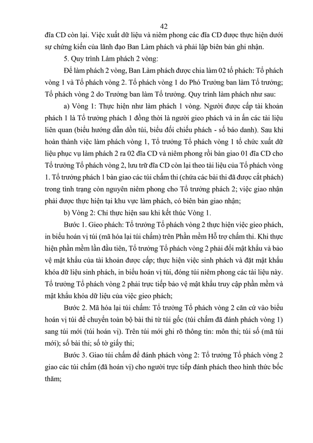 VĂN BẢN HỢP NHẤT số 02/VBHN-BGDĐT Quy chế thi tốt nghiệp trung học phổ thông- Ảnh 45.