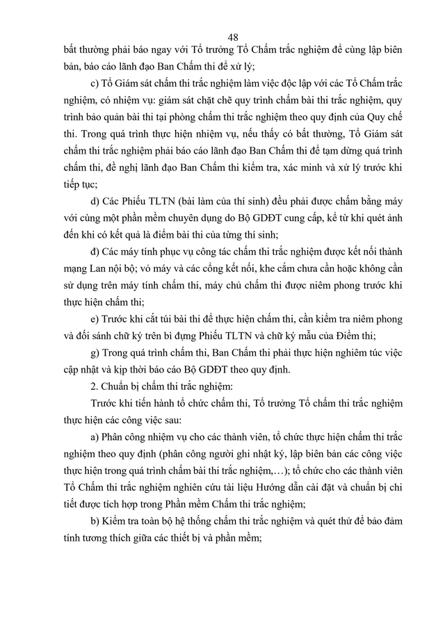 VĂN BẢN HỢP NHẤT số 02/VBHN-BGDĐT Quy chế thi tốt nghiệp trung học phổ thông- Ảnh 51.