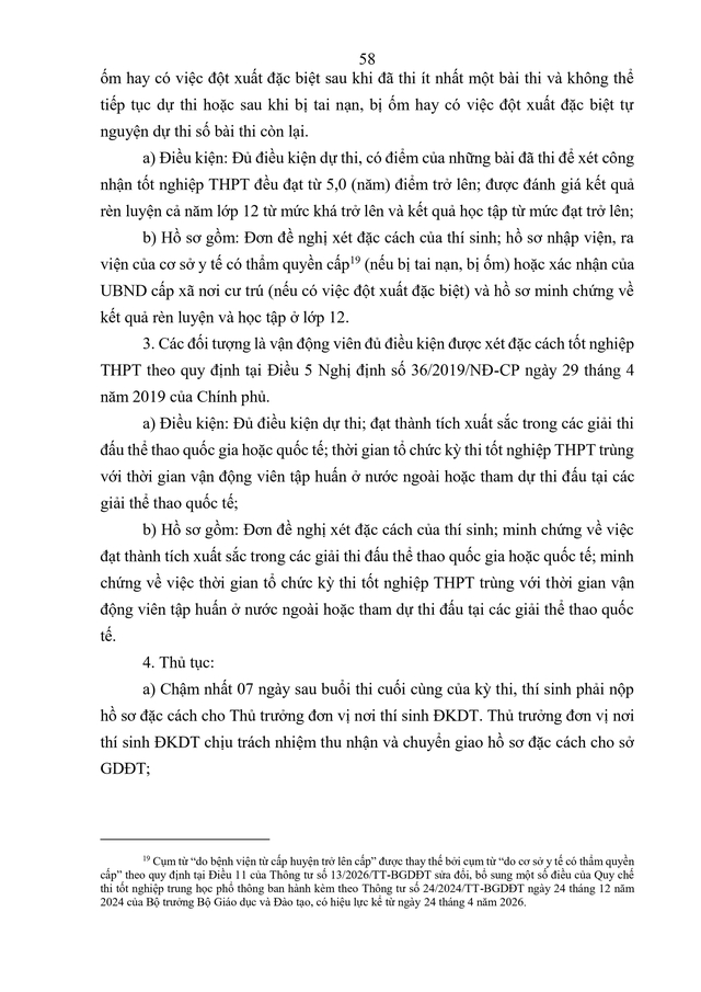 VĂN BẢN HỢP NHẤT số 02/VBHN-BGDĐT Quy chế thi tốt nghiệp trung học phổ thông- Ảnh 61.