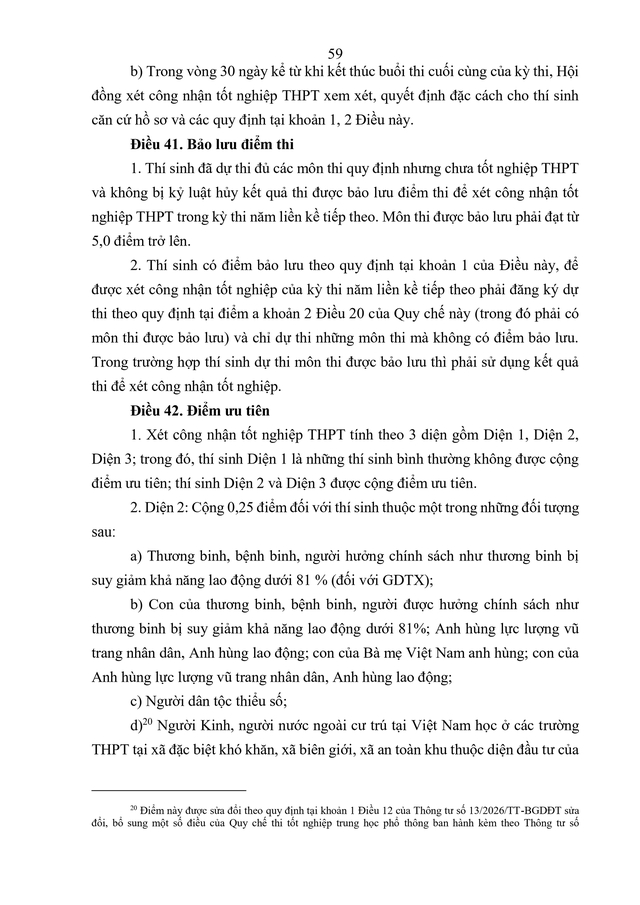 VĂN BẢN HỢP NHẤT số 02/VBHN-BGDĐT Quy chế thi tốt nghiệp trung học phổ thông- Ảnh 62.