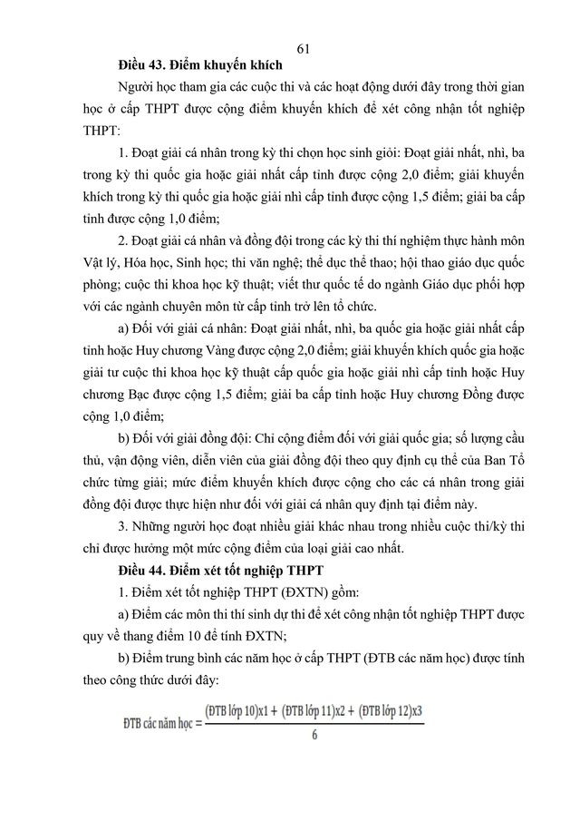 VĂN BẢN HỢP NHẤT số 02/VBHN-BGDĐT Quy chế thi tốt nghiệp trung học phổ thông- Ảnh 64.