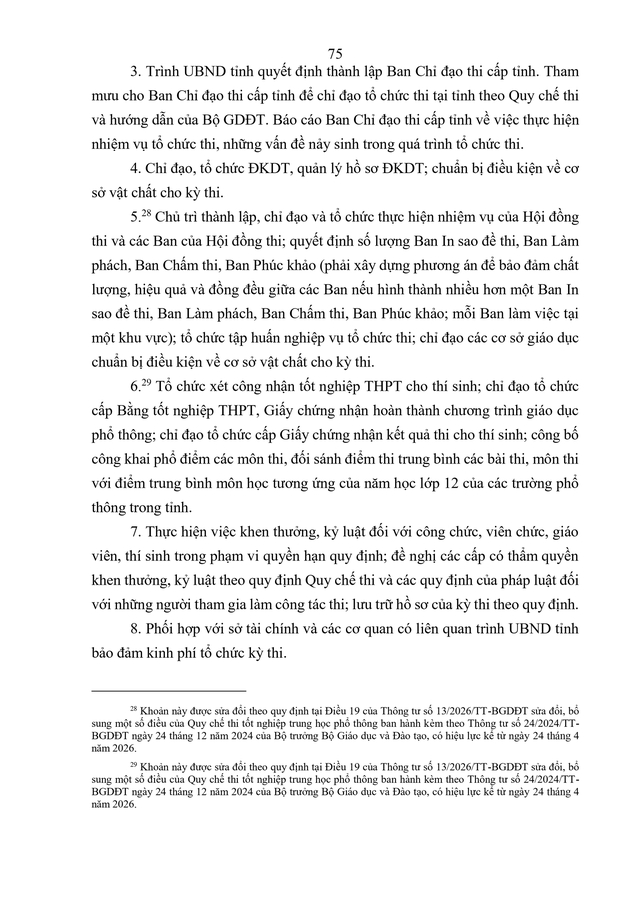 VĂN BẢN HỢP NHẤT số 02/VBHN-BGDĐT Quy chế thi tốt nghiệp trung học phổ thông- Ảnh 78.