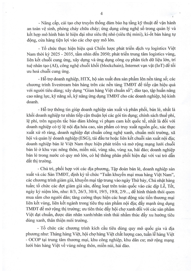 Khuyến khích tiêu thụ sản phẩm OCOP trong hệ thống công; xây bản đồ chuỗi giá trị quốc gia;...- Ảnh 5.
