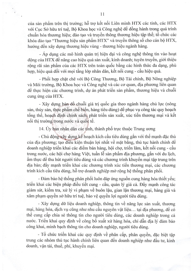 Khuyến khích tiêu thụ sản phẩm OCOP trong hệ thống công; xây bản đồ chuỗi giá trị quốc gia;...- Ảnh 12.