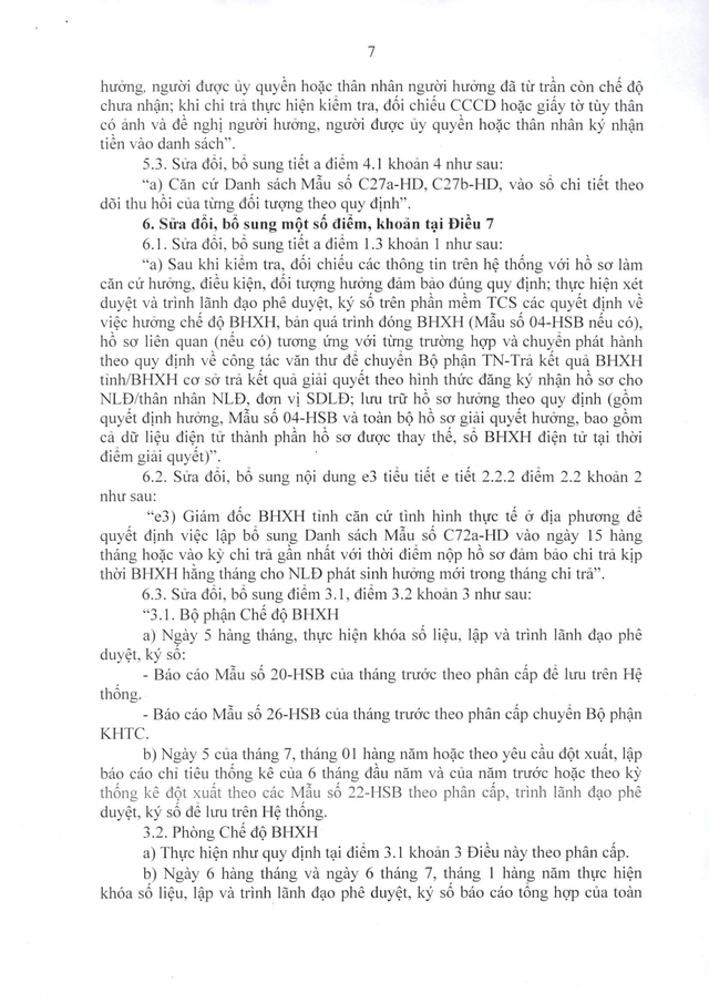 Quy trình giải quyết hưởng chế độ bảo hiểm xã hội, bảo hiểm thất nghiệp- Ảnh 7.