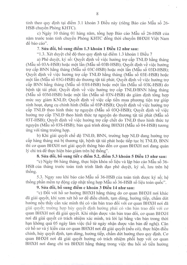 Quy trình giải quyết hưởng chế độ bảo hiểm xã hội, bảo hiểm thất nghiệp- Ảnh 8.