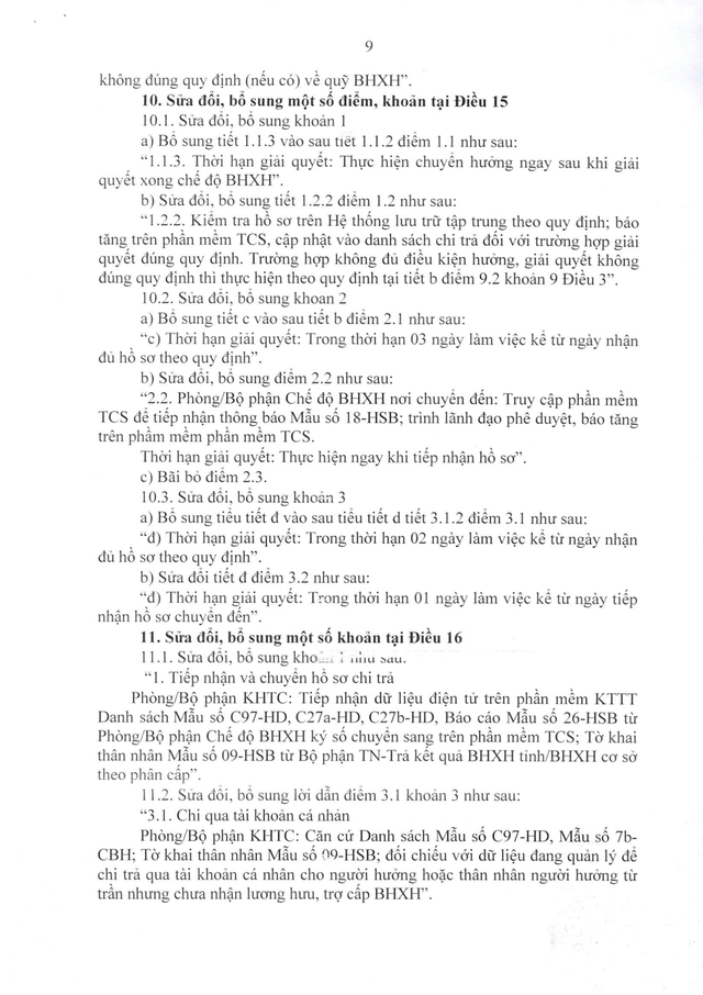Quy trình giải quyết hưởng chế độ bảo hiểm xã hội, bảo hiểm thất nghiệp- Ảnh 9.